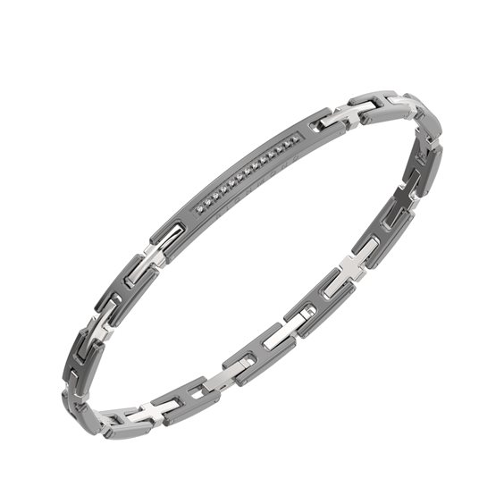 Armband John Richmond Herr in Titan JRCB10BW - JRCB10BW